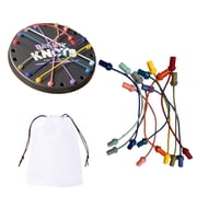 Primegos 1/2/3 Sets Brainy Knots Rope Untangling Game Logic Thinking Twisted Rope Challenge Board Game Kids Adults Educational Elastic Rope Unhitching Toy
