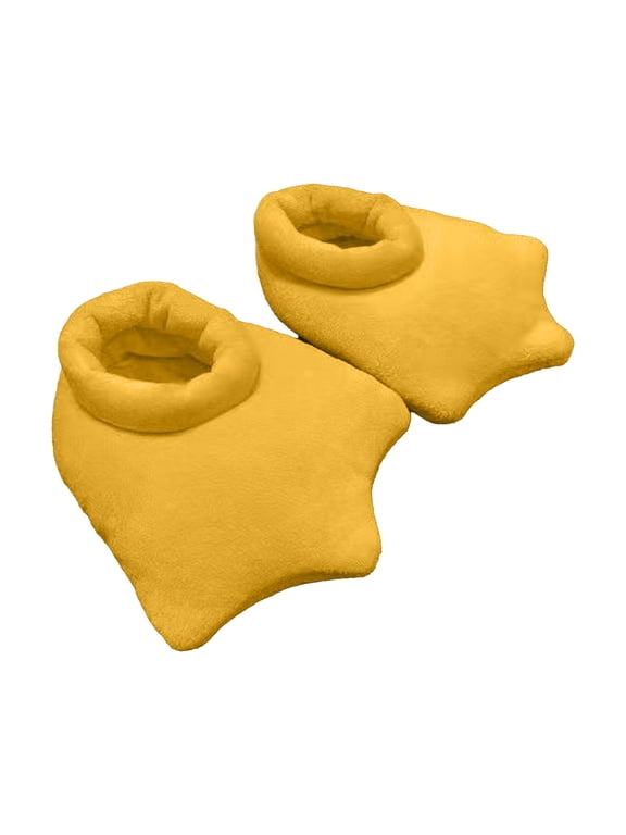 1 Pair Duck Feet Plush Slippers Unisex Cartoon Cotton Shoes Keep Warm Non-Slip Soles Ultra-Soft Birthday Christmas Gift Cold Weather Indoor Shoes
