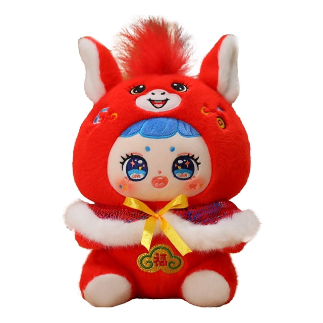Primegos 2026 Year of Horse Plush Doll Decoration Wealth Happiness ...