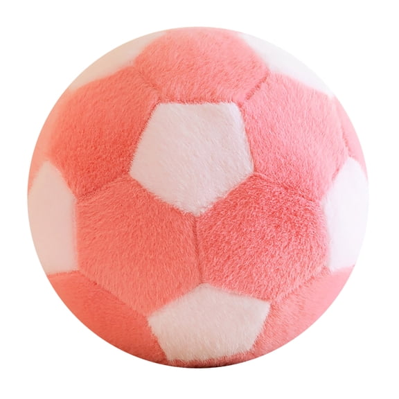 Primegos Colorful Soccer Plush Toy for Kids Soft Stuffed Animal Pillow for Boys Cuddle Buddy Gift for Birthday Christmas