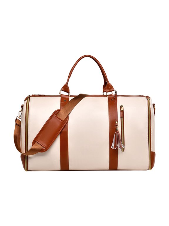 Convertible Garment Duffle Bag Travel Carry-On Tote Suit Bag 2-in-1 Hanging Garment Bag Weekender Overnight Bag for Business Trip Vacation