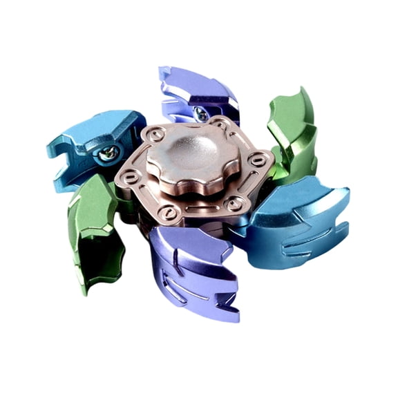 Primegos Fidget Spinner Toy Stress Anxiety Relief Teens Adults Extendable Armor Fingertip Gyroscope Portable Travel Sensory Spinning Toy