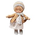 thumbnail image 1 of Primegos Handmade Waldorf Doll Stylish Clothes Expression Knitted Dolls with Soft Hair Vintage Crocheted Doll Gift for Family Friends Outdoor Travel Home Decor, 1 of 8