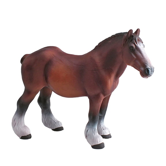 Primegos PVC Simulation Horse Figurine Realistic Stallion Mare Collectible Model Miniature Animal Educational Toy Decoration Ornament Horse Lover Gift