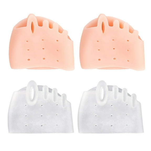 Primegos Toe Separator for Overlapping Toes Breathable Toe Spacers for Women Men Overlapping Toes Straightener Reusable Toe Spacers for Foot Care Yoga