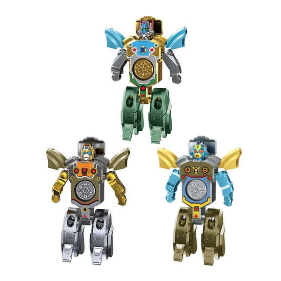 Primegos Transforming Robot Spinner Toy Stress Anxiety Relief Deformable Robot Spinning Toy Kids Teens Adults Fingertip Gyroscope Fidget Toy