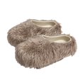 thumbnail image 1 of Primegos Women Fuzzy Mules Faux Fur Plush Slippers Fluffy Long Hair Slip-on Slides Non-Slip Home Shoes for Street Running Errands, 1 of 8