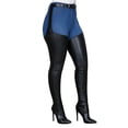 thumbnail image 1 of Primegos Women Stilettos Thigh Boots Over The Knee High Heel Boots Retro Sexy Pointed Toe Side Zipper Boots with Belt Buckle for Parties Nightclubs, 1 of 8