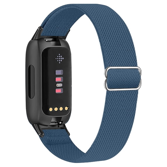 Primegos Woven Nylon Watch Band Breathable Sport Watch Strap Elastic Nylon Watch Bands for Inspire 3 Adjustable Breathable Woven Sports Wristband for Men