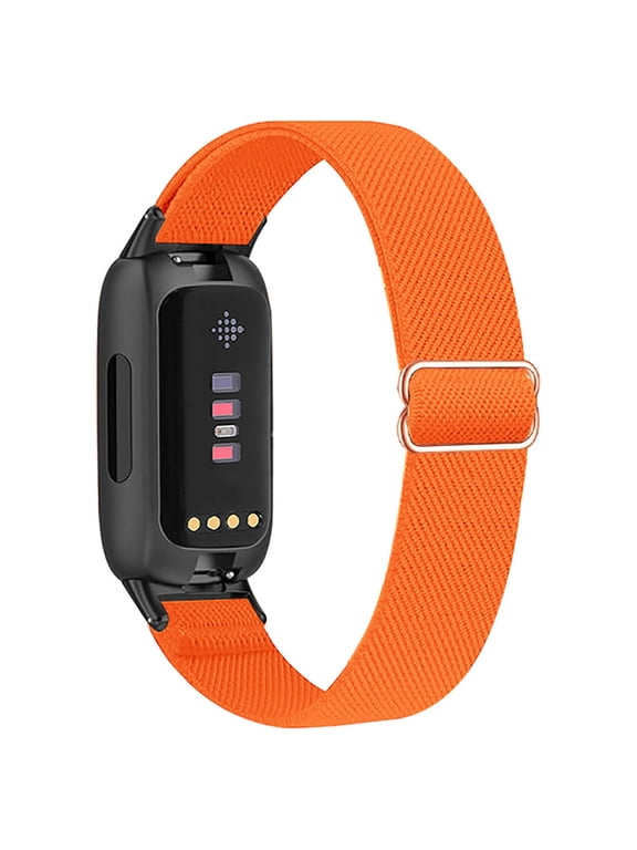Woven Nylon Watch Band Breathable Sport Watch Strap Elastic Nylon Watch Bands for Inspire 3 Adjustable Breathable Woven Sports Wristband for Men