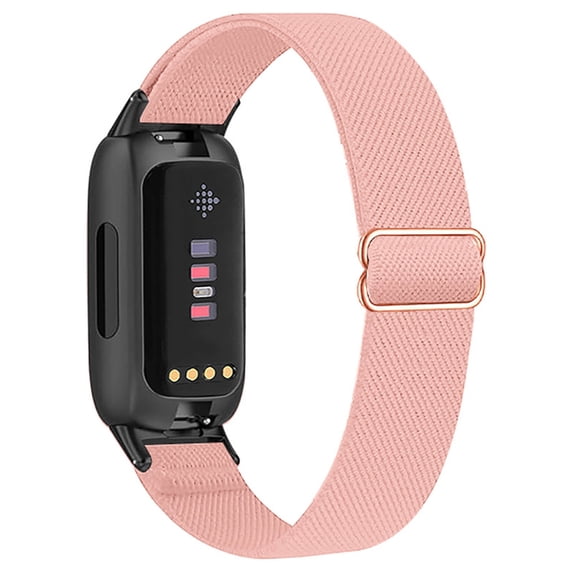 Primegos Woven Nylon Watch Band Breathable Sport Watch Strap Elastic Nylon Watch Bands for Inspire 3 Adjustable Breathable Woven Sports Wristband for Men