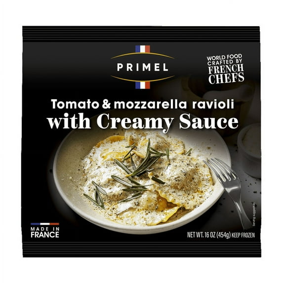 Primel Gastronomie Tomato and Mozzarella Ravioli Frozen Meal, 16oz