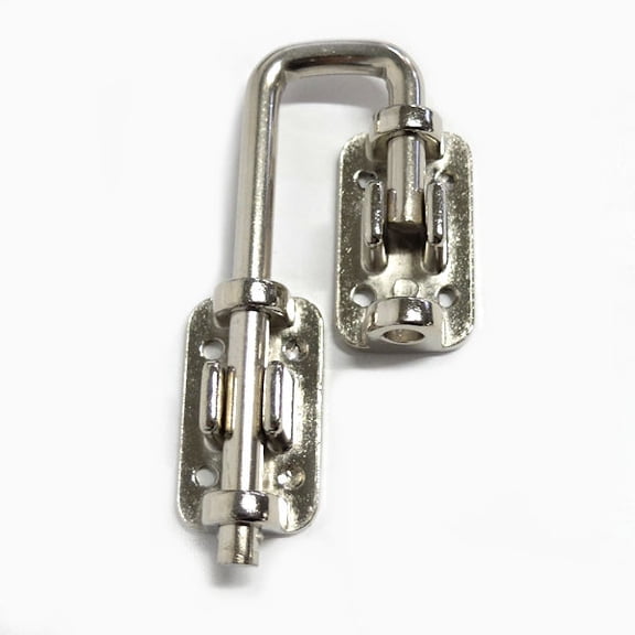 Primeline Products 1-1/4 Steel Door Security Lock in Nickel - 10-Pack