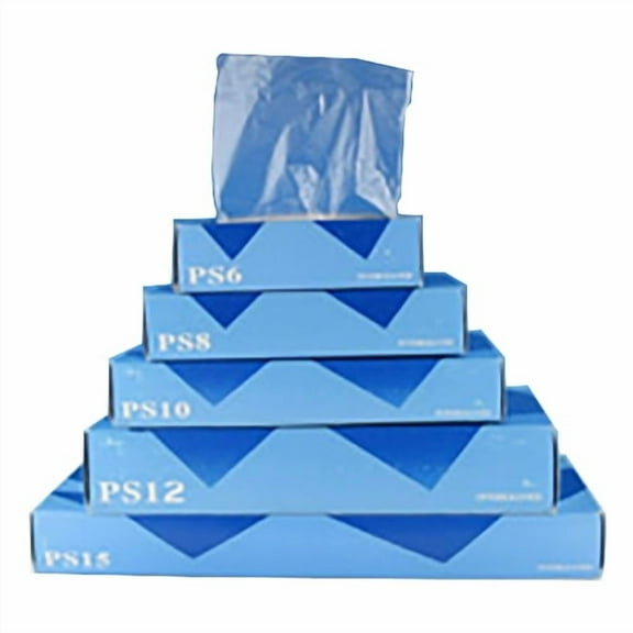 Primepak Polyethylene Poly Sheet Clear, 12" Length x 12" Width | 4000/Case