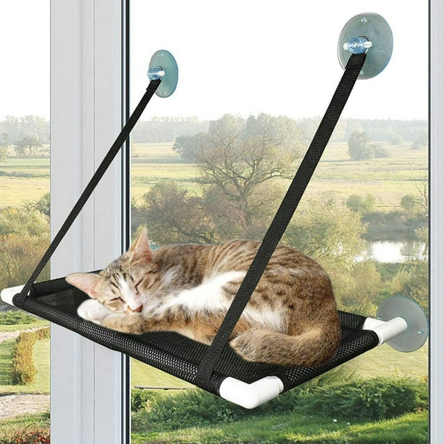 Primepets Cat Window Perch for Large Cats, Cat Hammocks with Suction