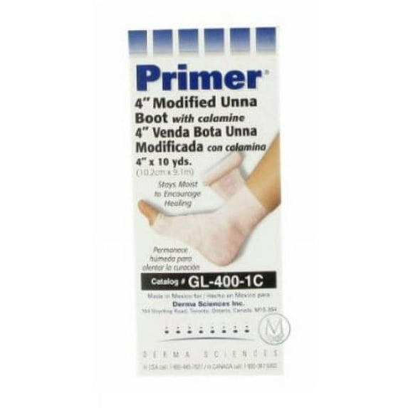 Primer 4" Modified Unna Boot with Calamine (GL-400-1C) (by the Each)