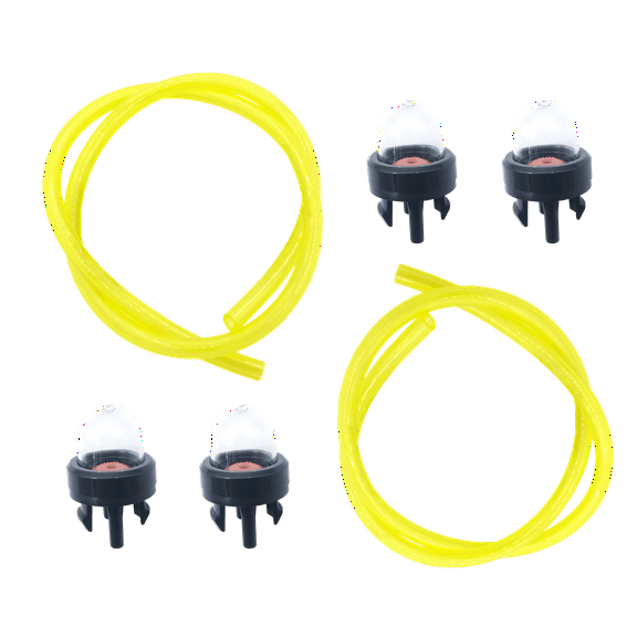 Primer Bulb Fuel Line for Poulan Pro 2150 2075 P3314 Echo Husqvarna Craftsman Trimmer Weedeater 123L 225 232L 227L 240L 322L 323 325 Chainsaw 235 236 240 340 345 350 353 440 445 450 460 125B, 4 Pack