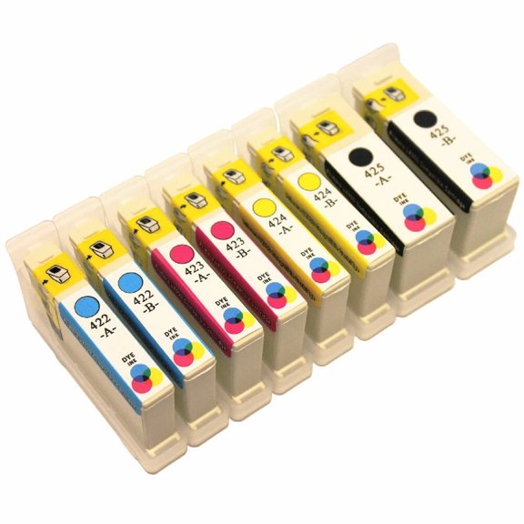 Primera LX900 Cartridges [CMYK] Compatible - Set of 8 (Two of each Color)