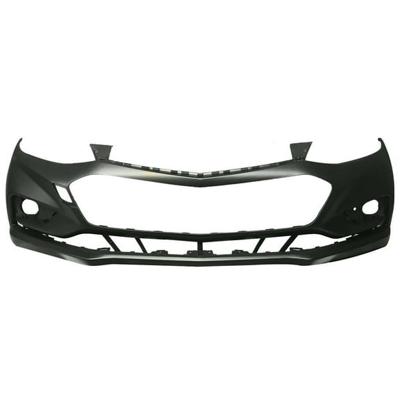 Primered Front Bumper Cover For 2016 2017 2018 Chevy Cruze Black Plastic