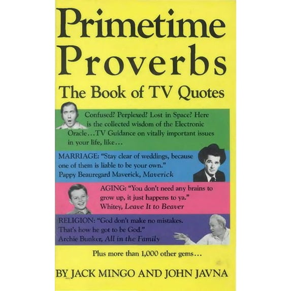 Pre-Owned Primetime Proverbs Bk of TV Qu (Paperback) 0517572842 9780517572849
