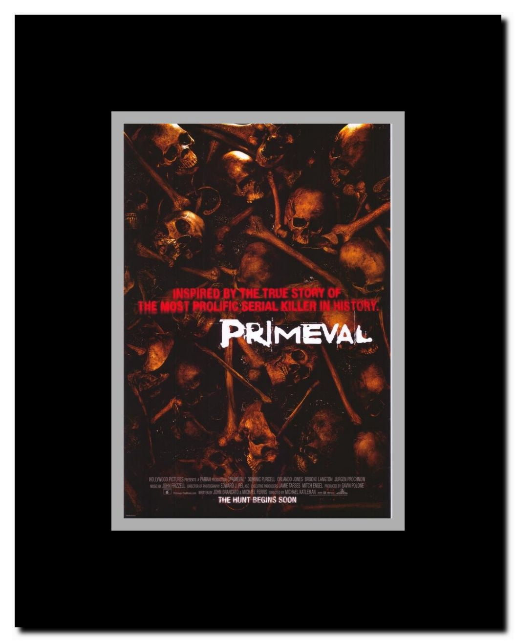 Primeval Framed Movie Poster