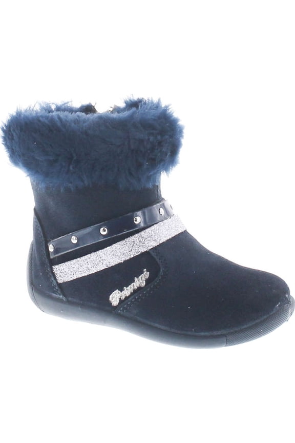 Girls Designer Fashion Fur Trimmed Booties