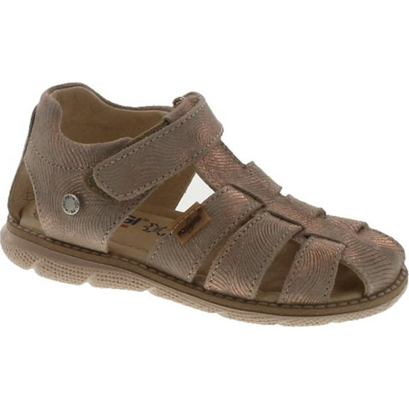 Primigi Girls Leather Protective Toe and Closed Back Fashion Sandals
