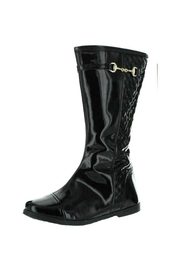 Girls Tyra Quilted Dress Casual Boots with Buckle