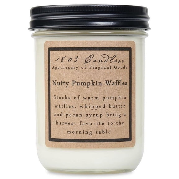 Primitive 1803 Candle - Nutty Pumpkin Waffles - 1803 Candles