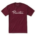 thumbnail image 1 of Primitive Apparel Nuevo Script T-Shirt Burgundy, 1 of 1