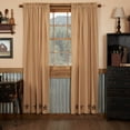 thumbnail image 1 of Primitive Applique Bingham Star Panel Pair Window Curtains 84x40, 1 of 5