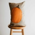 thumbnail image 1 of Primitive Fall Pumpkin Lumbar Pillow Cover | 12x18 Thanksgiving Décor | Fall Decor | Room Decor | Decorative Pillows | Gift for her, 1 of 7