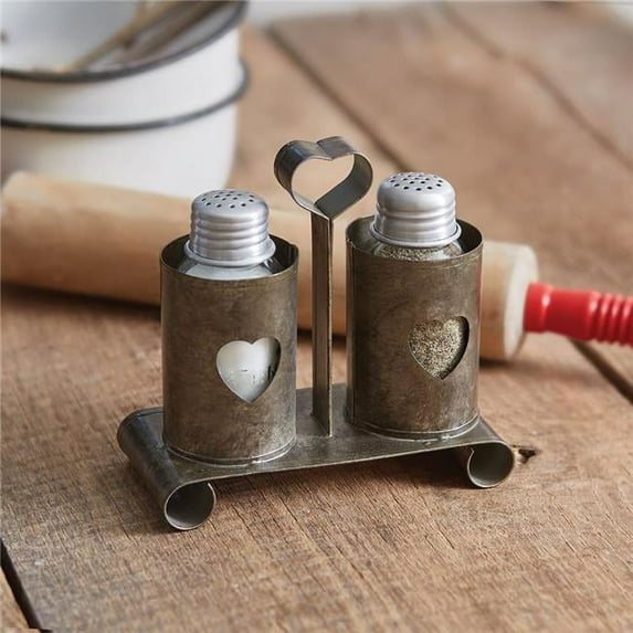 Primitive Heart Salt & Pepper Caddy