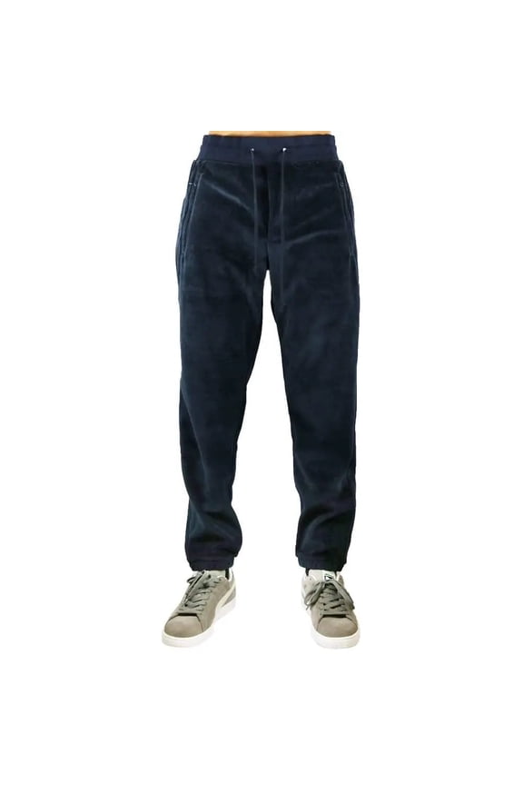 Men Velour Pants (Midnight)