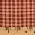 thumbnail image 1 of Primitive Red 2 Plaid Homespun Cotton Fabric - Sold by the Yard - JCS Fabric, 1 of 9