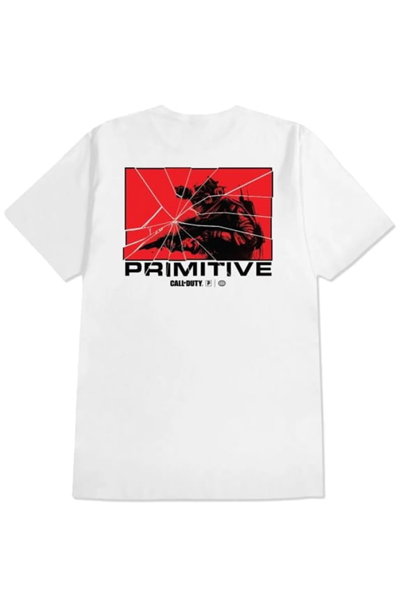 Skate Apparel Men's X Call Of Duty Alpha Tee T-Shirt (Large, White)