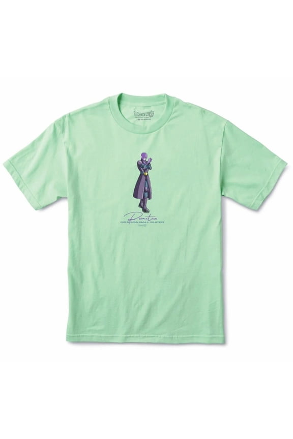 Skate X Dragon Ball Z Men's T-Shirt Hit Tee (Medium, Mint)