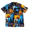thumbnail image 1 of Primitive Skateboarding Apparel Men's X Terminator 2 No Fate Woven Button Up Shirt (Medium, Black), 1 of 2
