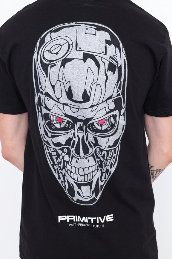 Apparel Men's X Terminator 2 Skynet Tee T-Shirt (Small, Black)