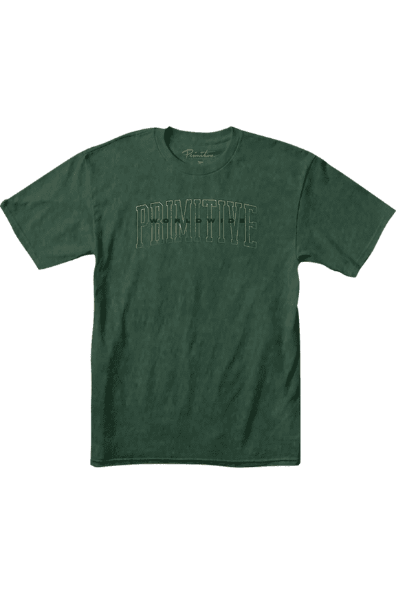 Collegiate Worldwide Short Sleeve T-Shirt Green Pigment, Small, Men's