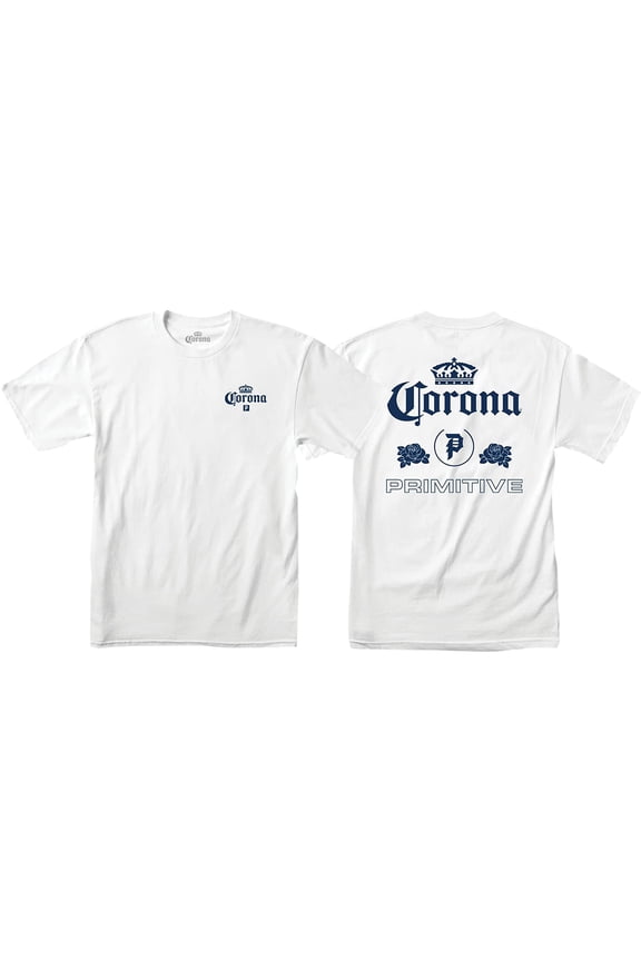 Corona Heritage Short Sleeve T-Shirt White, Small, Men's