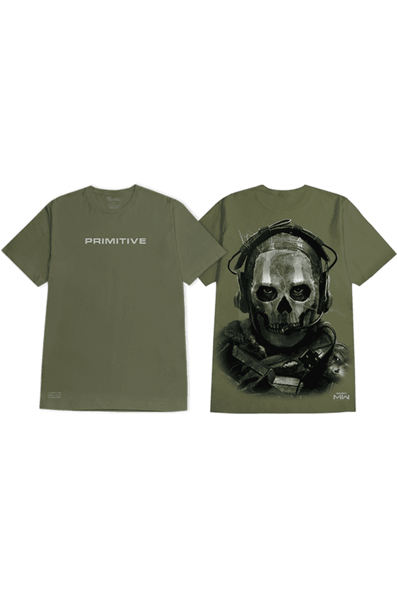 Ghost Short Sleeve T-Shirt Military, Medium, Men's