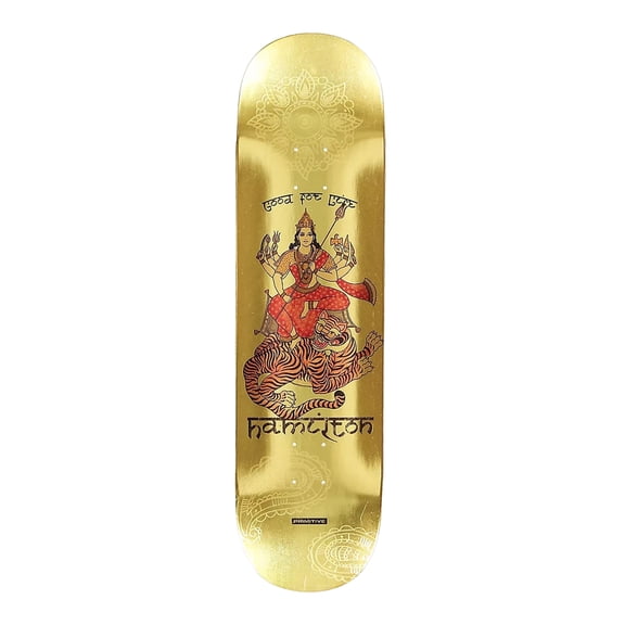 Primitive Skateboarding Hamilton Existence Skateboard Deck - 8.38" Gold (Deck Only)