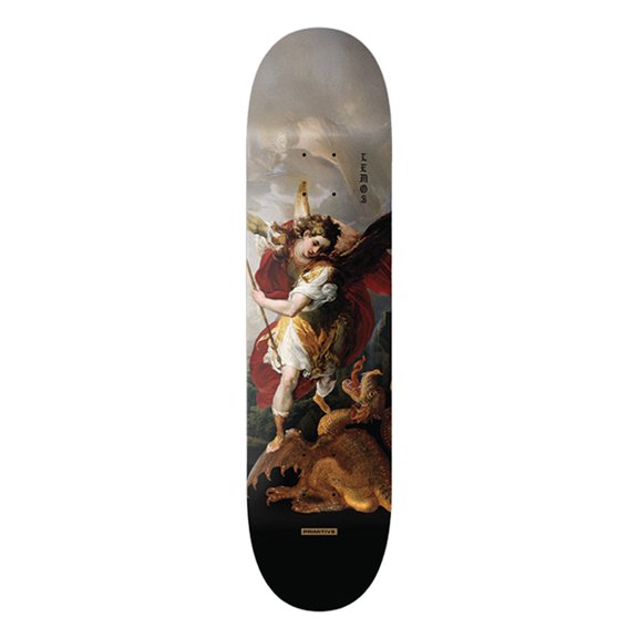 Primitive Skateboarding Lemos Defend Skateboard Deck - 8.0" (Deck Only)