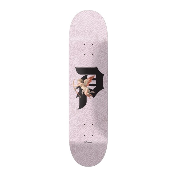Primitive Skateboarding Shooter Dirty P Skateboard Deck - 8.5" Pink (Deck Only)