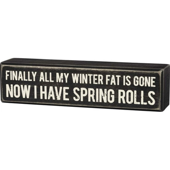 Primitive Spring Rolls Box Sign
