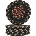 thumbnail image 1 of Primitive Star Jute Braided Coasters for Drinks, Absorbent Drink Coaster Set of 6, Handmade Woven Coasters for Table Protection, Heat-Resistant, Reversible Coasters, for Room Decor, Bar & Party, 1 of 6