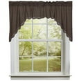 thumbnail image 1 of Primitive Swag Set Kettle Grove Plaid Black Tan Scalloped Kitchen Window Curtains TCC Brands, 1 of 2