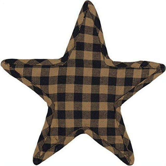 VHC Brands Navy Star Trivet 10x10 Country Rustic Kitchen Tabletop Design, Navy and Tan