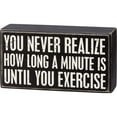 thumbnail image 1 of Primitives Box Sign - Until You Exercise, 1 of 2